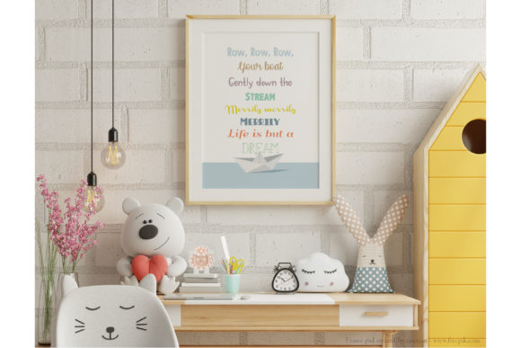 Download Nursery Rhyme Wall Art | Origami Poster - Nursery rhyme Collection
