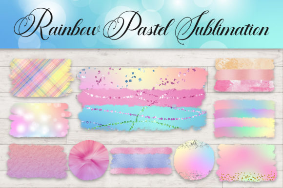 Download Sublimation Rainbow Pastel Clipart - Rainbow pastel Collection